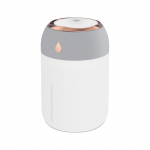 330 ml v&auml;rviline udu niisutaja difuusor Kaasaskantav 7-v&auml;rviline &ouml;&ouml;valgus vaikne USB-niisutaja 2 hall
