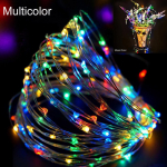 10M 100 LED-i String Lights Vasktraatlamp Pulmapeo sisustus 5M-50LEDS mitmev&auml;rviline