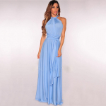 Seksikad naised Boho Maxi Clubi kleit sidemega, pika kleidi pidu, mitmesuunaline pruutneitsi kabriolett Infinity 2022 XS