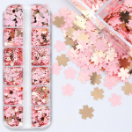 2 Box Gold Pink Butterfly Resin Sequins Glitter epoks&uuml;vaigu t&auml;itmiseks kirsi&otilde;ie vaigu t&auml;iteaine UV silikoonvormi DIY tarvikud 2 Box