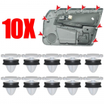 10x uksekaardi klambrid Renault Laguna Megane Trafic III auto siseviimistluspaneeli korgile 7703077476 Kadjar Captur m&uuml;ra isolatsioon Pack of 10