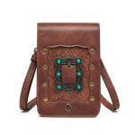 Nahast k&auml;ekott naistele Crossbody rahakott Vintage telefonikotid v&auml;listingimustes kasutamiseks m&otilde;eldud Steampunk v&auml;ike mini reisikott naistele pruun
