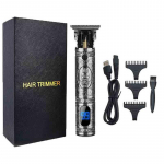 JM-700AL USB-laetav kiilaspeaga juuksel&otilde;ikur LCD elektriline juuksel&otilde;ikur juhtmeta meeste juuksel&otilde;ikusmasin karbiga kuld