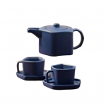 1 kollektsioneeritav peen t&ouml;&ouml;tlus Uudsus 1:12/1:6 realistliku v&auml;limusega miniatuurse teen&otilde;ude teekannu mudel, teesklege, m&auml;ngige k&ouml;&ouml;gim&auml;nguasja nukumaja S sinine