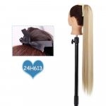 MERISIHAIR s&uuml;nteetiline pikk cornrow laineline hobusesaba m&auml;his naturaalsetes juuksepikendustes, must pruun blond juuksel&otilde;ik 55 cm