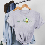 Armas Sweet Avocado Tee Top Moodne T-s&auml;rk Riietus 90ndate stiilis trend vabaaja l&uuml;hikeste varrukatega naiste printimine naiste graafiline T-s&auml;rk XL