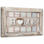 L&otilde;uendiprint Home Heart Retro 60x40 beež