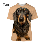 Meeste taksi T-s&auml;rk Moodne 3D-prindiga l&uuml;hikeste varrukatega suvine vabaaja koeras&auml;rk Top Trendikad mehed 5XL