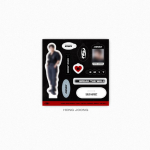 Tellige ette ATEEZ THE FELLOWSHIP: BREAK THE WALL ASIA Akr&uuml;&uuml;lkomplekt HONG JOONG