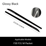 BMW F30 F31 F32 F33 F22 F23 F15 F85 F10 E60 E61 G30 E90 M Performance Logo kleebised k&uuml;ljeseelikule Vin&uuml;&uuml;lh&auml;&auml;lestus 221CM Glossy