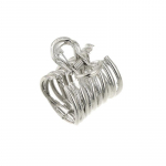 Metallist spiraalne juuksen&otilde;el naiste &otilde;&otilde;nes hobusesaba fikseeritud juukseklambrid t&uuml;drukutele k&otilde;rge sabaga juuksen&otilde;elad