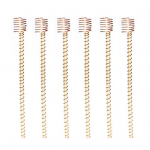 6 tk/komplekt 12-tolline elektrokultuuritaim puuvarras Aiataimed K&ouml;&ouml;giviljad Kasvavad elektrokultuurid Vasktraat-spiraalantenn Aiatarbed 6pcs