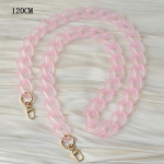 Uued telefonitarvikud eemaldatavad osad kett matt valge Crossbody Resin luksusrihm Telefoni korpuse ketid punane akr&uuml;&uuml;l &otilde;lakett 120CM roosa