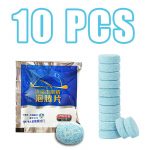 5/10/20 tk auto esiklaasi puhastusvahend kihisevad tabletid autopesuvahend universaalne klaasipesur tolmu tahma auto Blue 10Pcs