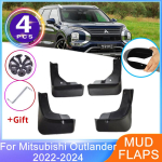jaoks Mitsubishi Outlander GM GN ZM MK4 2022 2023 2024 eesmised tagumised porikaitsed pritsmekaitse porilappide rattakaitse autole black