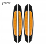 4 tk Auto Ukse Kaitseraua Kleebis Hoiatus Ohutusm&auml;rk Kokkup&otilde;rkevastane Auto K&uuml;lje Kriimustusvastane Riba Peegeldav Riba Kaitsja sinine