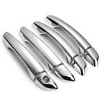 Funduoo jaoks Citroen DS7 Crossback 2018 l&auml;ikiv must auto uksek&auml;epideme katte trimmi kleebis stiil auto silver no sensors