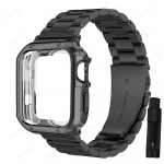 Rihm + armor&uuml;mbris Apple Watchi ultra 7 8 45 mm 41 mm riba 6 5 4 Se 44 ​​mm 40 mm TPU &uuml;mbrise kate jaoks Iwatch 3 42 mm 38 mm k&auml;ev&otilde;ru kaitse&uuml;mbrisele 42 44 45mm