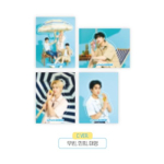 Eeltellimus 2023 CRAVITY POP-UP poe POP-UP kaardikomplekt JUNGMO,WONJIN,HYEONGJUN beige