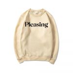 Pleasing Crewneck Sweatshirt HS Pleasing Sweatshirt TPWK Pleasing Hoodie Unisex Crewneck Dressipluus pikkade varrukatega Pullovers Topid S kollane