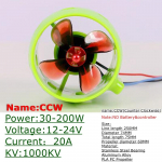 12V-24V harjadeta paat elektrimootor isetegemise laeva veealune t&otilde;ukur 4 labaga propelleri t&otilde;ukej&otilde;ud 30W-200W ROV RC s&ouml;&ouml;dapuksiiri jaoks