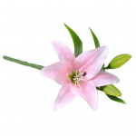 1 tk Kunstliilia lill v&otilde;ltsitud taim Kodukontori kohviku pulmapeo kaunistus roosa