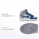 Air Jordan 1 Retro High OG PS True Blue Laste tossud White Cement-Grey FD1412-410 28.5