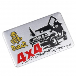 3D Alumiiniumist auto kleepsud 4x4 DAKAR saba embleemi m&auml;rgi kleebised auto kere kleebis Grand C/herokee W/ranglerile autostiil h&otilde;be