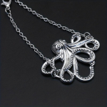 Gooti P&otilde;hjamaade m&uuml;toloogia Kaheksajalg meredeemon klaken vintage stiilis k&auml;tekaunistus Kaheksajalg neelav merek&auml;ev&otilde;ru