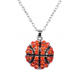 Unisex Rhinestone korvpall ragbi jalgpall ripats kett kaelakee ehteid kingitus Basketball*