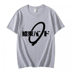 Kessoku Band Logo Prindi T-s&auml;rk Anime Bocchi The Rock Unisex/ Naiste O Neck Casual Tops Suvised y2k T-s&auml;rgid Suured Unisex riided 2XL
