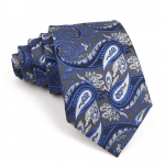 Luksuslik meeste lips, 8 cm laiad Paisley lillelised ruudulised kaelalipsud pulmadeks &auml;ripeo lips kingitused 1