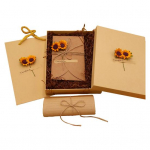 Lilledega kirjapaberist &uuml;mbrikukomplekt Romantiline vintage-stiilis kaunistus selge joonega sujuv kiri B