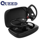 K&otilde;rva-k&otilde;rvas Bluetooth-peakomplekt Rippuv k&otilde;rva-juhtmevaba Bluetooth-peakomplektide arv suure v&otilde;imsusega 5.3 must