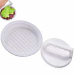 1 komplekt &uuml;mmarguse kujuga hamburgeripress toidukvaliteediga plastikust hamburgeri liha veiseliha grill Burgeri press Pattty Maker vormimisvormi k&ouml;&ouml;git&ouml;&ouml;riist