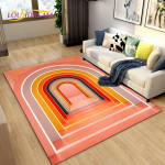 3D Vortex Illusion Area vaip, elutoa magamistoa vaip, abstraktne geomeetriline optiline sissep&auml;&auml;su uksematt, libisemiskindel p&otilde;randamatt 40x60cm