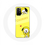 Xiaomi Redmi Note 11s 5G BTS Bangtan BT21 Chimmy Jimin &uuml;mbris, kollane taust