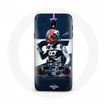 Samsung Galaxy J3 2017 Case Formula 1 Max Verstappeni F1 v&otilde;idus&otilde;idus&otilde;itja sinine