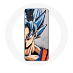 Coque Samsung Galaxy A51 Anime Dragon Ball Goku Cheveux bleu