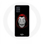 &Uuml;mbris Samsung Galaxy A71 La casa de papel Mask jaoks