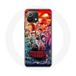 &Uuml;mbris Xiaomi Mi 11 Lite Stranger Things Teaser, 4. hooaja plakatitegelaste kunst