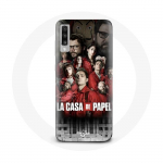&Uuml;mbris Samsung Galaxy A70 La casa de papel plakatitegelastele