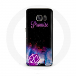&Uuml;mbris Samsung Galaxy S6 Exo K-pop Groupi logoga laululubaduse jaoks