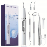 Elektriline hambapuhastusvahend, LED-valgusega elektriline hambapuhastusvahend, 3 režiimi laetav hammaste puhastuskomplekt koos hambaravivahenditega, 2 vahetatavat pead