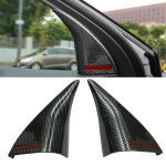2 pieces A pillar trim frame Front door triangle sticker cover trim For Chevrolet Equinox 2017 2018 Accessories black