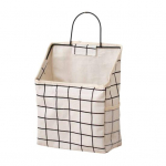 Rippuv hoiukott, suure mahutavusega kulumiskindel puuvillane lina, mitmeotstarbeline seinakott magamistoa jaoks