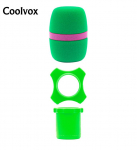 Coolvoxi 1 komplekti mikrofoni vahtplastist tuuleklaas ja juhtmevaba mikrofon KTV silikoonist veeremisvastase seadme r&otilde;ngas universaalne nelinurkne libisemiskindel ring BBS MIC-i jaoks must