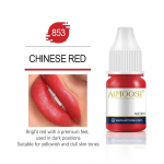 Tattoo Ink Nano Pigment Piimjas V&auml;rvid Poolp&uuml;simeigi komplektid Toon Kulmude Silmapliiats Huuled Ilu 3 ml Microblading Pigments 853 Chinese Red