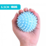 TPR 6,5 cm l&auml;bim&otilde;&otilde;duga &otilde;&otilde;nes pehmete ogadega pall k&auml;ej&otilde;u taastamise harjutusteks, massaažipall, jooga, treening, ogaline massaaživahend, p&auml;&auml;stuspunkt 10LBS