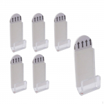 Vin&uuml;&uuml;lplaadi n&auml;idikuriiulid Akr&uuml;&uuml;list rippuv riiul Ajakirjade rack Pildiriba hoidiku sein clear 6 pieces